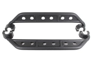 Jeep Unlimited Side Steps - Fishbone Offroad - Step Slider FB23071 - Black Textured Powdercoat - `07-`18